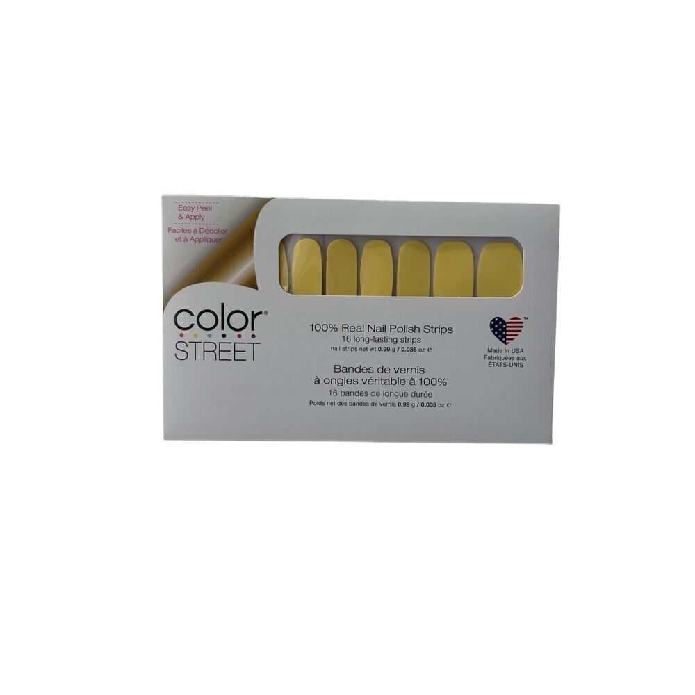 Belgium Buttercup Color Street Nail Polish Strips FMC247-A01451 New